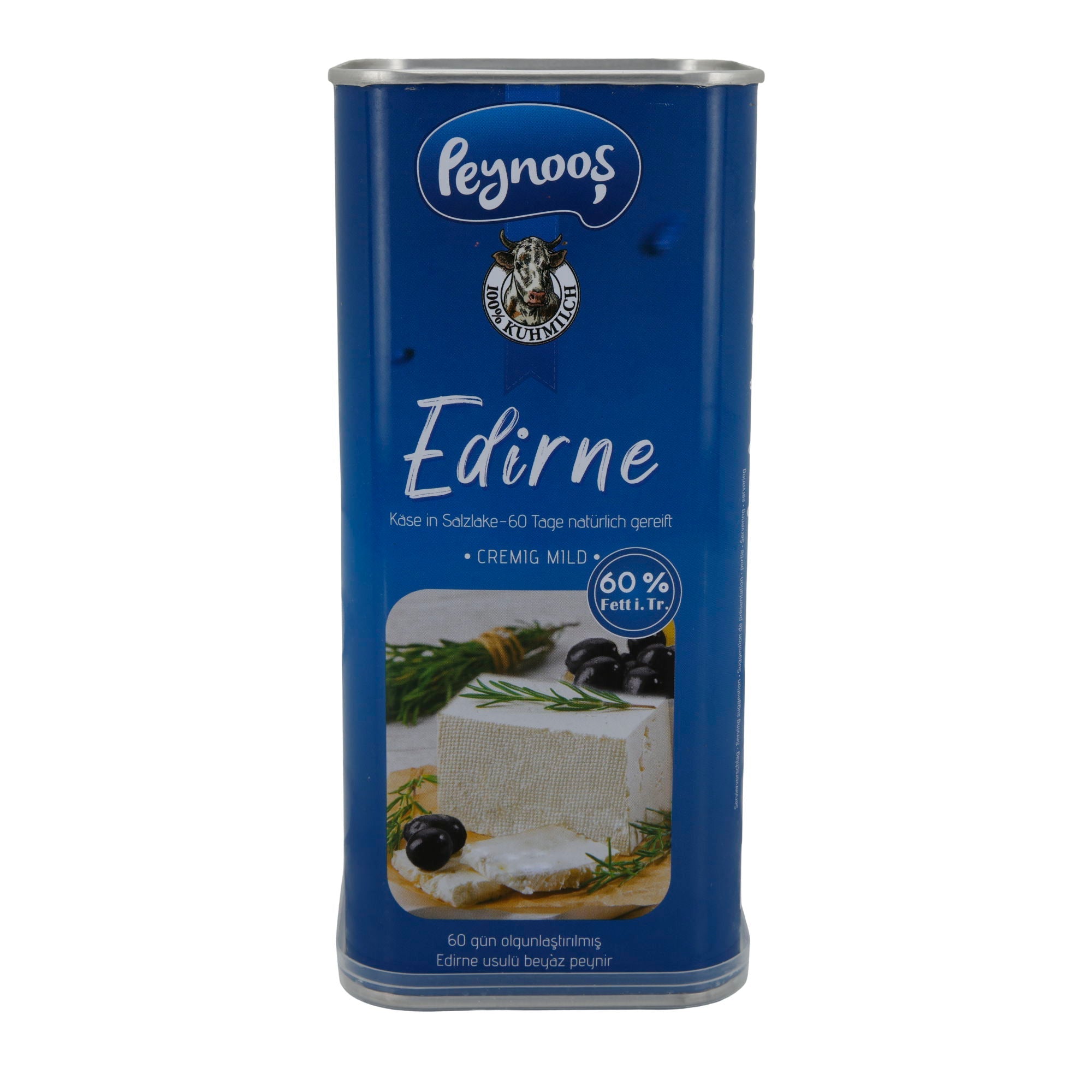 Käse Peynoos Edirne | Käse in Salzlake | 60 Tage natürlich gereift, cremig mild mit 60 % Fett i. Tr. | 1500 g PEYNOOS